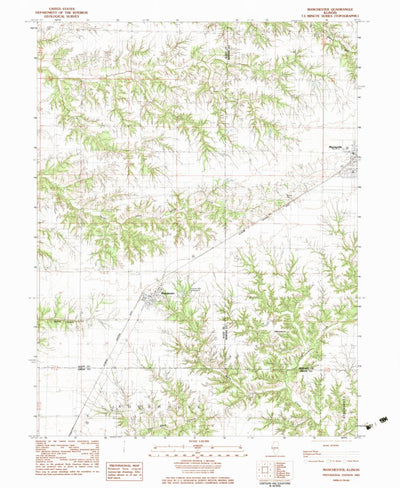 United States Geological Survey Manchester, IL (1983, 24000-Scale) digital map