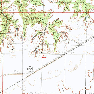 United States Geological Survey Manchester, IL (1983, 24000-Scale) digital map