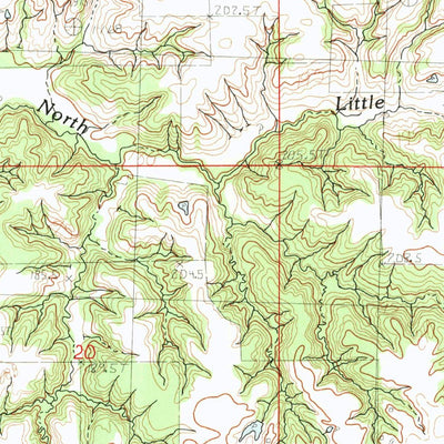 United States Geological Survey Manchester, IL (1983, 24000-Scale) digital map