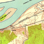 United States Geological Survey Manchester Islands, KY-OH (1952, 24000-Scale) digital map