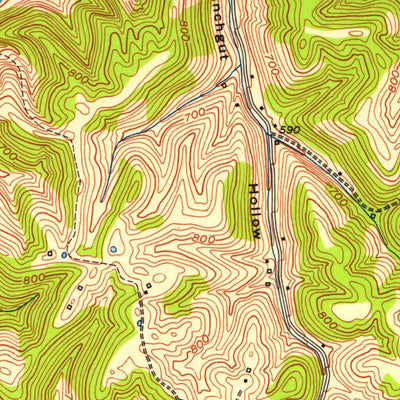 United States Geological Survey Manchester Islands, KY-OH (1952, 24000-Scale) digital map