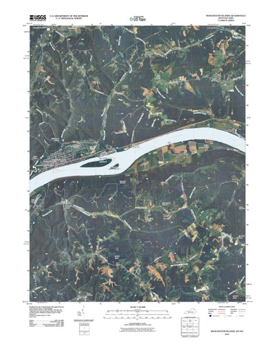 United States Geological Survey Manchester Islands, KY-OH (2010, 24000-Scale) digital map