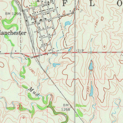 United States Geological Survey Manchester, KS (1965, 24000-Scale) digital map