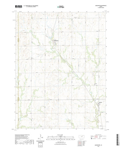 United States Geological Survey Manchester, KS (2022, 24000-Scale) digital map