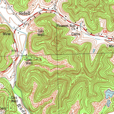United States Geological Survey Manchester, KY (1979, 24000-Scale) digital map