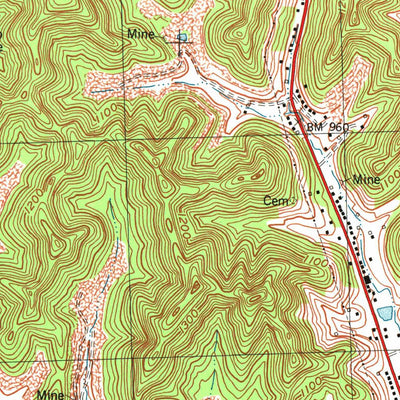 United States Geological Survey Manchester, KY (1979, 24000-Scale) digital map