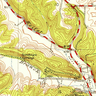 United States Geological Survey Manchester, MO (1945, 24000-Scale) digital map