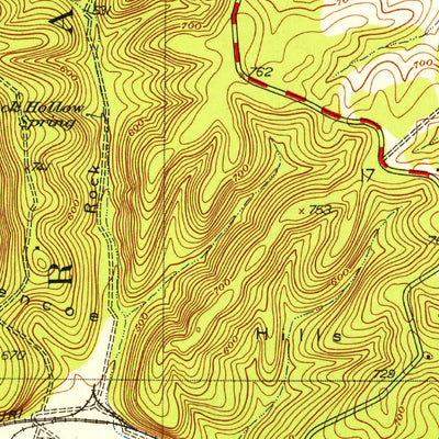 United States Geological Survey Manchester, MO (1945, 24000-Scale) digital map