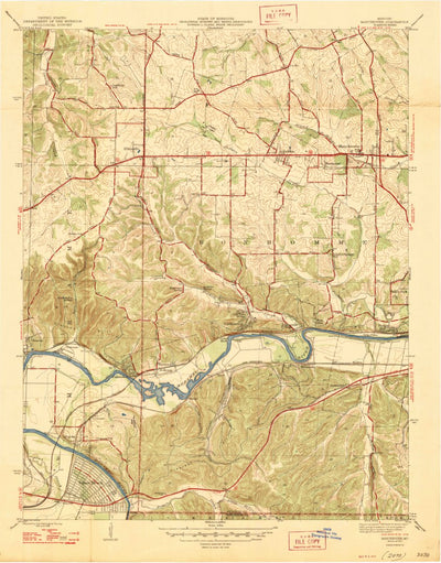 United States Geological Survey Manchester, MO (1947, 24000-Scale) digital map