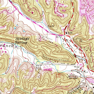 United States Geological Survey Manchester, MO (1954, 24000-Scale) digital map