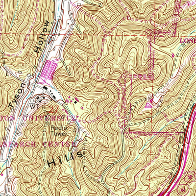 United States Geological Survey Manchester, MO (1954, 24000-Scale) digital map