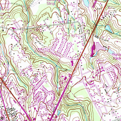 Manchester, Nc (1957, 24000-scale) Map By United States Geological 