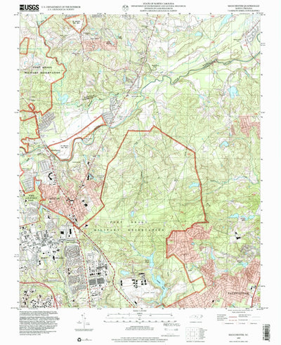 United States Geological Survey Manchester, NC (1997, 24000-Scale) digital map