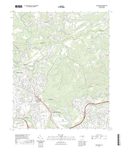 United States Geological Survey Manchester, NC (2022, 24000-Scale) digital map