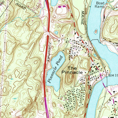 United States Geological Survey Manchester North, NH (1968, 24000-Scale) digital map
