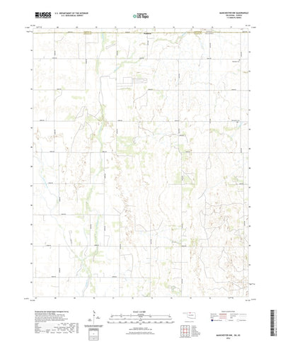 United States Geological Survey Manchester NW, OK (2022, 24000-Scale) digital map