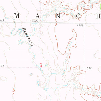 United States Geological Survey Manchester, SD (1971, 24000-Scale) digital map