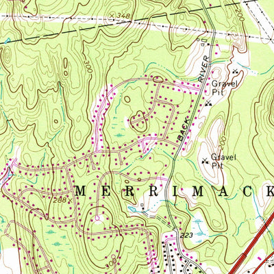 United States Geological Survey Manchester South, NH (1968, 24000-Scale) digital map