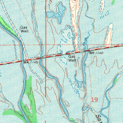 United States Geological Survey Manchester SW, OK (1969, 24000-Scale) digital map