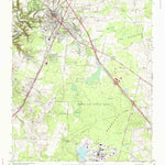 United States Geological Survey Manchester, TN (1972, 24000-Scale) digital map