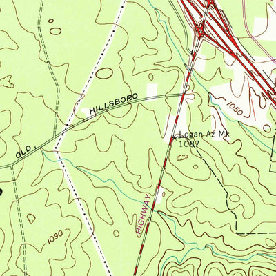 United States Geological Survey Manchester, TN (1972, 24000-Scale) digital map