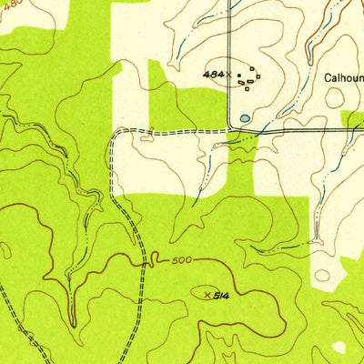 United States Geological Survey Manchester, TX (1951, 24000-Scale) digital map