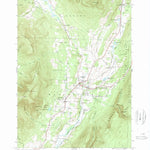United States Geological Survey Manchester, VT (1968, 24000-Scale) digital map