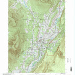 United States Geological Survey Manchester, VT (1997, 24000-Scale) digital map