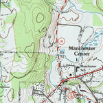 United States Geological Survey Manchester, VT (1997, 24000-Scale) digital map