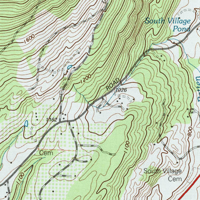 United States Geological Survey Manchester, VT (1997, 24000-Scale) digital map