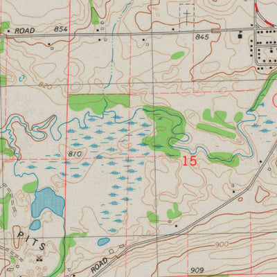 United States Geological Survey Manchester, WI (1980, 24000-Scale) digital map