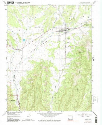 United States Geological Survey Mancos, CO (1965, 24000-Scale) digital map