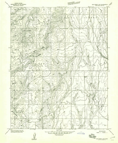 United States Geological Survey Mancos Jim Butte, UT (1957, 24000-Scale) digital map
