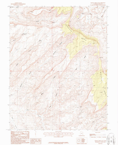 United States Geological Survey Mancos Mesa NE, UT (1987, 24000-Scale) digital map