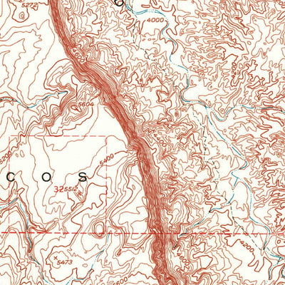 United States Geological Survey Mancos Mesa, UT (1952, 62500-Scale) digital map