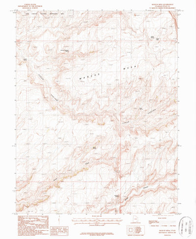 United States Geological Survey Mancos Mesa, UT (1987, 24000-Scale) digital map