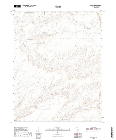United States Geological Survey Mancos Mesa, UT (2023, 24000-Scale) digital map
