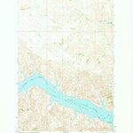 United States Geological Survey Mandaree SE, ND (1970, 24000-Scale) digital map