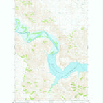 United States Geological Survey Mandaree SW, ND (1970, 24000-Scale) digital map