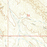 United States Geological Survey Manderson NE, WY (1960, 24000-Scale) digital map