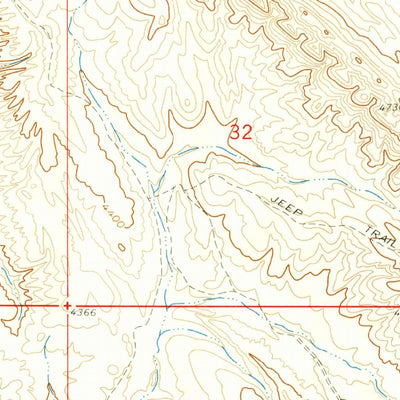 United States Geological Survey Manderson NE, WY (1960, 24000-Scale) digital map