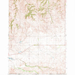United States Geological Survey Manderson SW, SD (1967, 24000-Scale) digital map
