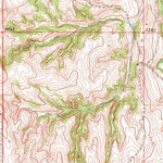 United States Geological Survey Manderson SW, SD (1967, 24000-Scale) digital map