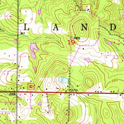 United States Geological Survey Mandeville, AR (1952, 24000-Scale) digital map