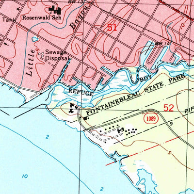 United States Geological Survey Mandeville, LA (1998, 24000-Scale) digital map