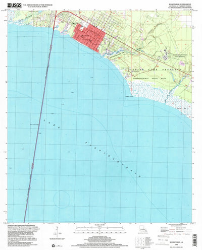 United States Geological Survey Mandeville, LA (1999, 24000-Scale) digital map
