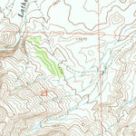 United States Geological Survey Maneater Creek, WY (1964, 24000-Scale) digital map