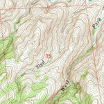 United States Geological Survey Maneater Creek, WY (1964, 24000-Scale) digital map