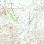 United States Geological Survey Maneater Creek, WY (1992, 24000-Scale) digital map