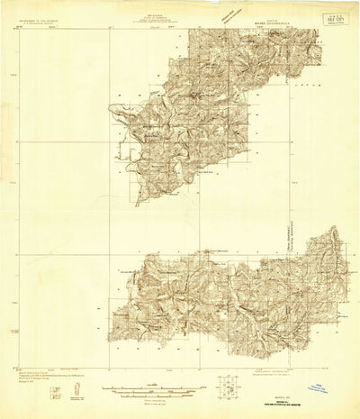 United States Geological Survey Manes, MO (1931, 48000-Scale) digital map